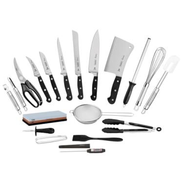 Imagem de Kit Chef Inox com Maleta 20 Peças Century Tramontina 24099027