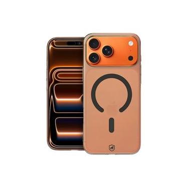 Imagem de Capa case capinha para iPhone 17 Pro Max - Crystal Slim Magsafe - NÃO AMARELA - Titanium - Gshield