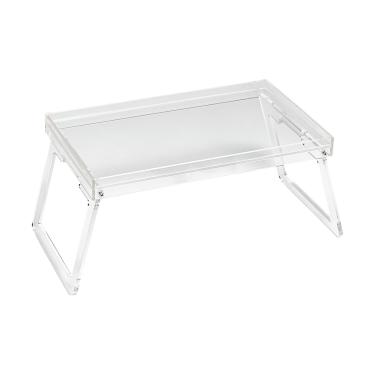 Imagem de Bandeja Café da Manhã Hara Acrílico Transparente 50x25 Cm