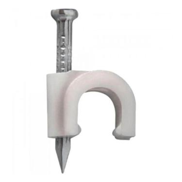 Imagem de Fixador De Cabo Rg6 6Mm Branco - 1000 Unidades