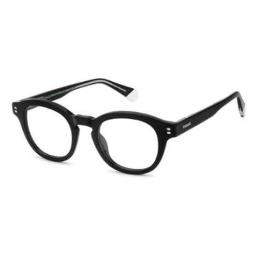 Imagem de Armação De Óculos Polaroid Pld D559 807 47 Preto Brilho-Masculino