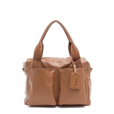 Imagem de BOLSA FEMININA EM COURO ALÇA DE MÃO NUDE "PATRÍCIA MOURA"-Feminino