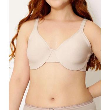 Imagem de Sutiã Plus Size Com Aro E Sem Bojo Delrio-92096, Bege, 50