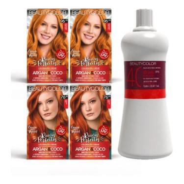 Imagem de Combo Coloração Beautycolor 1x Ox 40vol. 2x 96.44 2x 76.44