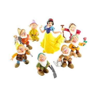 Imagem de Conjunto De Figuras De Ação Da Disney Branca De Neve E Os Sete Anões 8