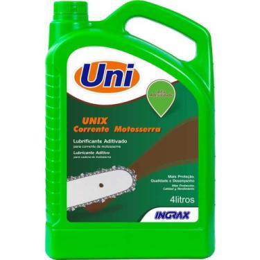 Imagem de Óleo Para Corrente de Motosserra Unix, 4 Litros, UNI Ingrax OstenVonde