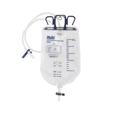Imagem de Bolsa Coletora De Urina Sist Fechado 2l (10un) - Medix