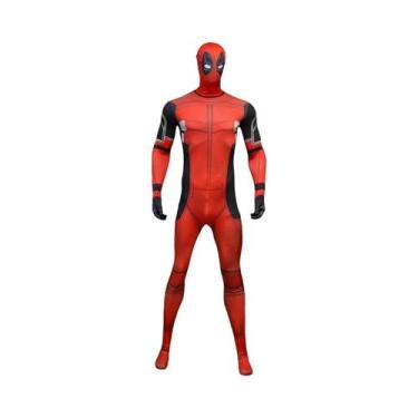 Imagem de Acessórios De Fantasia Deadpool: Cinto, Espadas, Coldre De Pistola, Ad