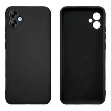 Imagem de Capinha Silicone Aveludada Para Samsung Galaxy A05 Preta - LXL