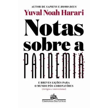 Imagem de Livro - Notas sobre a pandemia - Companhia das Letras