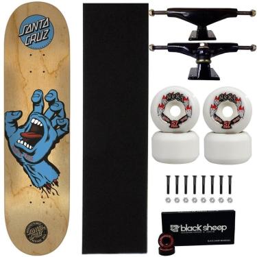 Imagem de Skate Santa Cruz Montado 8.5 Natural Hand Truck 149 Next 57-Masculino