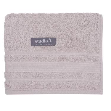 Imagem de Toalha de Rosto Avere 50x80CM 100% Algodão Fio Penteado Textura Suave Cinza Névoa