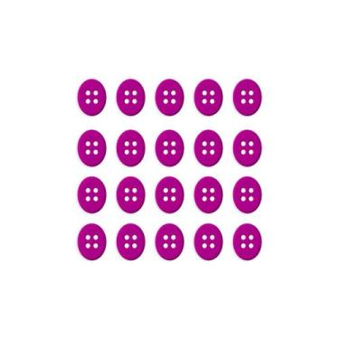 Imagem de Botão Oval 4 Furos - 100 Unidades - We Care About, Pink
