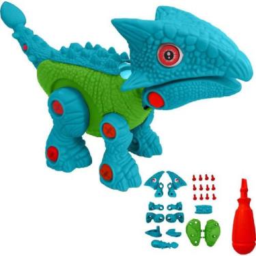 Imagem de Brinquedo para Montar Anquilossauro Monta e Desmonta - Homeplay