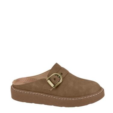Imagem de Sapato Mule Feminino Fivela Ultra Conforto Modare 7411.101 - Castanho 