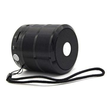 Imagem de Caixa de som radio portatil bluetooth preta - GRASEP