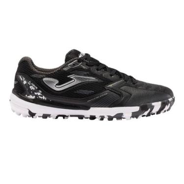 Imagem de Chuteira De Society Joma Liga 5 Couro Com Amortecimento, Preto, 38 BR