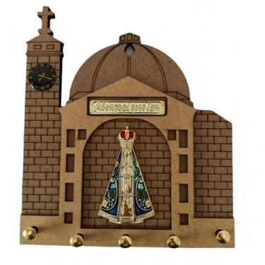 Imagem de Porta Chaves Basílica Nossa Senhora Aparecida Chaveiro - artimagem