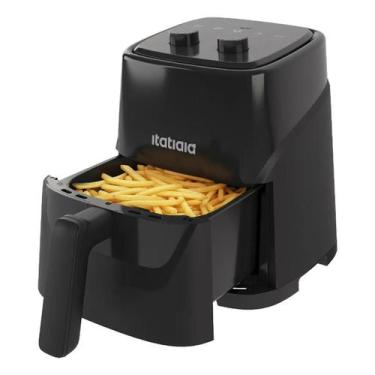 Imagem de Fritadeira air fryer itatiaia antiaderente 3,5l preta 127v 1300w com t