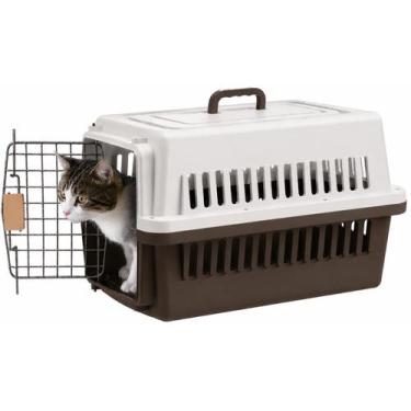 Imagem de Caixa de transporte rígida para pets, 48 cm de comprimento, para gatos