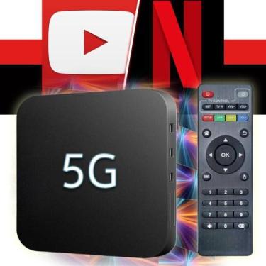 Imagem de Smart Tv Box Streaming Android Tv Com Netflix, Youtube tbx