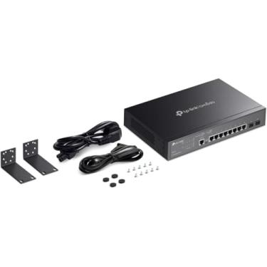 Imagem de Switch gigabit de derenciamento basico l2 de 8 portas v1 tp-link t2500g-10ts