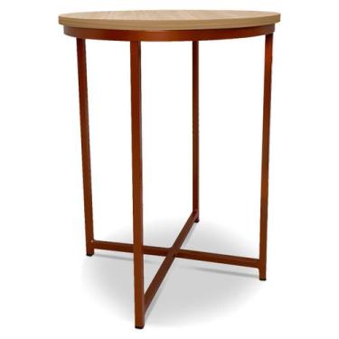 Imagem de Mesa De Canto Alta Gana - Cobre/Jade - Genus Móveis, Cobre/Jade