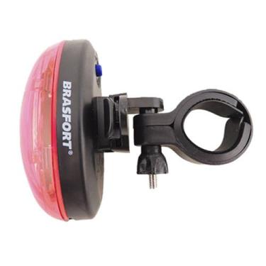Imagem de Lanterna Traseira para Bicicletas com Led Trazeira Bike - Brasfort