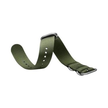 Imagem de Pulseira De Relógio Masculina De Nylon Com Fivela De Aço Inoxidável Pr