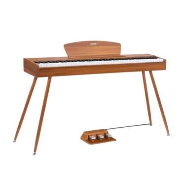 Imagem de Piano Digital Donner DDP 80 com Gabinete em Madeira 88 Teclas