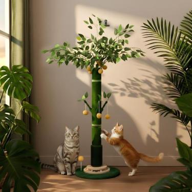 Imagem de Arranhador para Gatos BOLIAN com 135 cm de Altura e Corda de Sisal