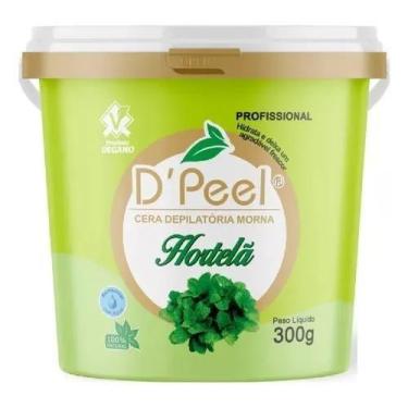 Imagem de DPeel - Cera Depilatória Profissional Morna 300g - Hortelã