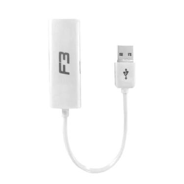 Imagem de Adaptador de Rede USB 2.0 Para RJ45 Placa de Rede USB 10/100 Megabit F