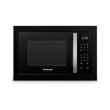 Imagem de Micro-ondas de Embutir Panasonic com 30 Litros de Capacidade e Grill Black Glass - NN-GB68QBRUK