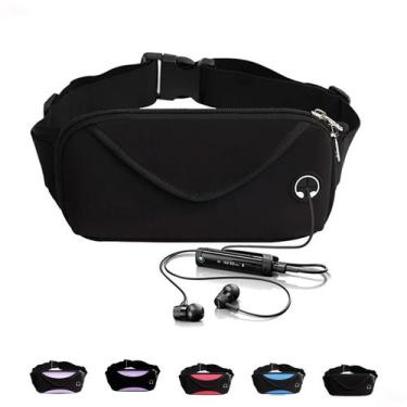 Imagem de Pochete Esportiva De Corrida Slim Impermeável Celular Bike, Cinza