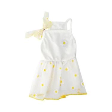 Imagem de Vestido Saia Princesa Para Cães Pequenos, Roupa Fina E Fofa De Verão P