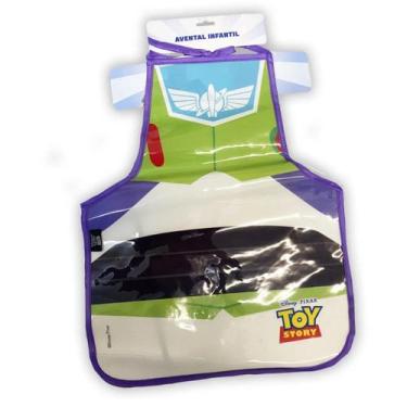 Imagem de Avental Infantil Escolar Pvc 38,5x48cm Toy Story Buzz - DAC
