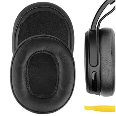 Imagem de Geekria Almofadas auriculares de substituição QuickFit compatíveis com fones de ouvido Skullcandy Crusher sem fio, Crusher EVO, Crusher ANC, Hesh3, HeshEVO, HeshANC, Venue ANC (preto)