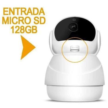 Imagem de Câmera Segurança Ip Wifi Áudio Vídeo Sensor De Movimento