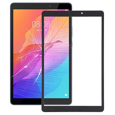 Imagem de Para Huawei Matepad T8 KOBE2-L09, KOBE2-L03, KOB2-L09, KOB2-W09 Lente de vidro externo da tela frontal (preto)