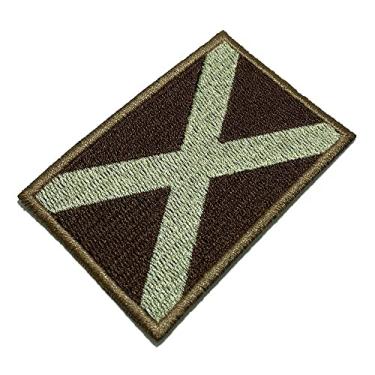 Imagem de BP0004T04 Bandeira Escócia Patch Bordado Termo Adesivo
