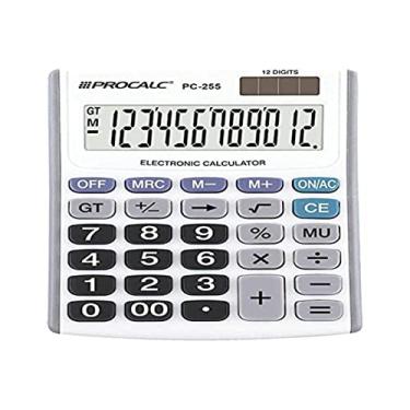 Imagem de Calculadora de Mesa Procalc 12 Dígitos Preta PC255