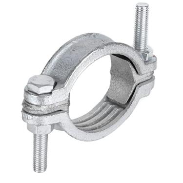 Imagem de Fafeicy Braçadeira de mangueira, aço carbono zincado braçadeira de tubo ajustável, com faixa ajustável de 3-4 cm, para anéis Ruuber tubos de aço, anel de borracha (76-94 mm), fixador