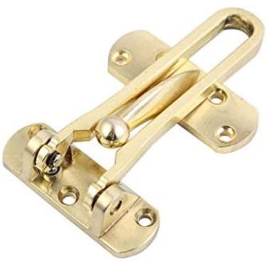 Imagem de KRASS 1 peça parafuso de porta de liga de zinco parafuso de bloqueio deslizante trava antirroubo hotel escritório corrente de segurança travas de armário ferragens decorativas, B, colecionador88