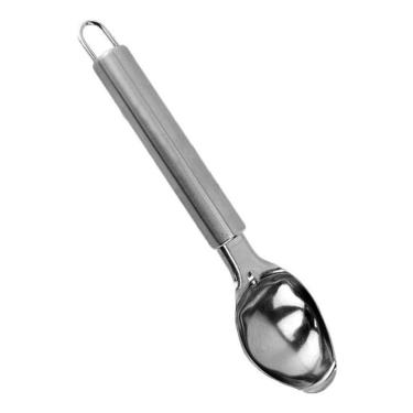 Imagem de Colher Concha Sorvete Aço Inox Bola Pegador Boleador 19,5 Cm