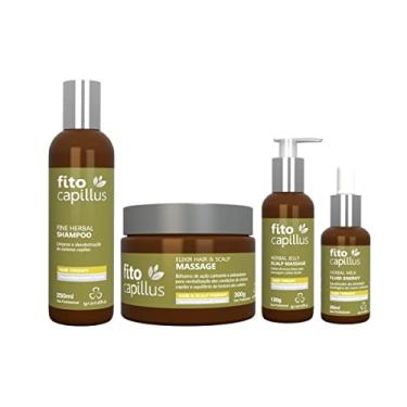 Imagem de Kit Grandha Fito Capillus Herbal Tricoterapia 4 passos