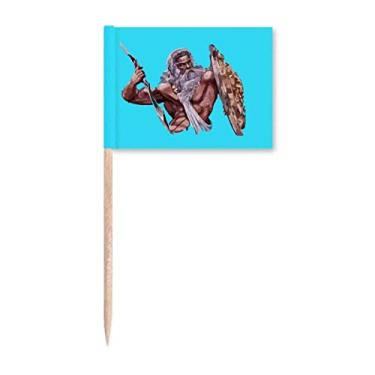 Imagem de Thor King Gods Sky Thunder Right Toothpick Flags Marker Topper Party Decoration