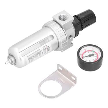 Imagem de Filtro separador de água e óleo, liga de alumínio Alta dureza Excelente desempenho de filtragem Filtro de ar Regulador de pressão para linhas de ar comprimido