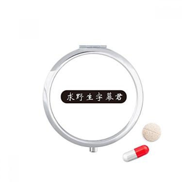 Imagem de Caixa de armazenamento de medicamentos com palavras chinesas on-line para traduzir vídeos, porta-comprimidos