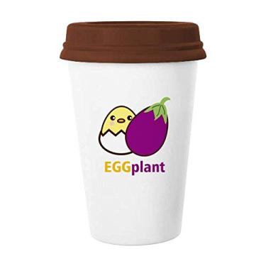 Imagem de Caneca de vidro de cerâmica de galinha de ovo semelhante para copo de café